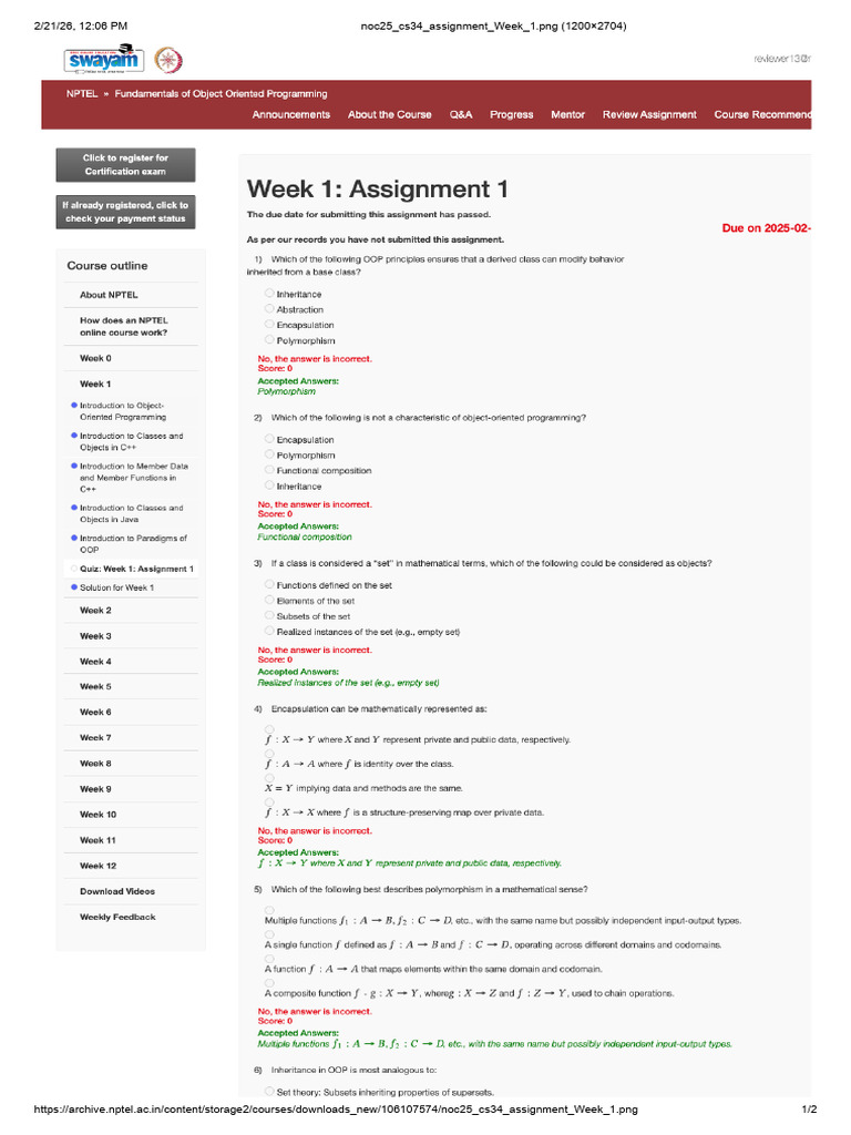 2025 Assignments | PDF