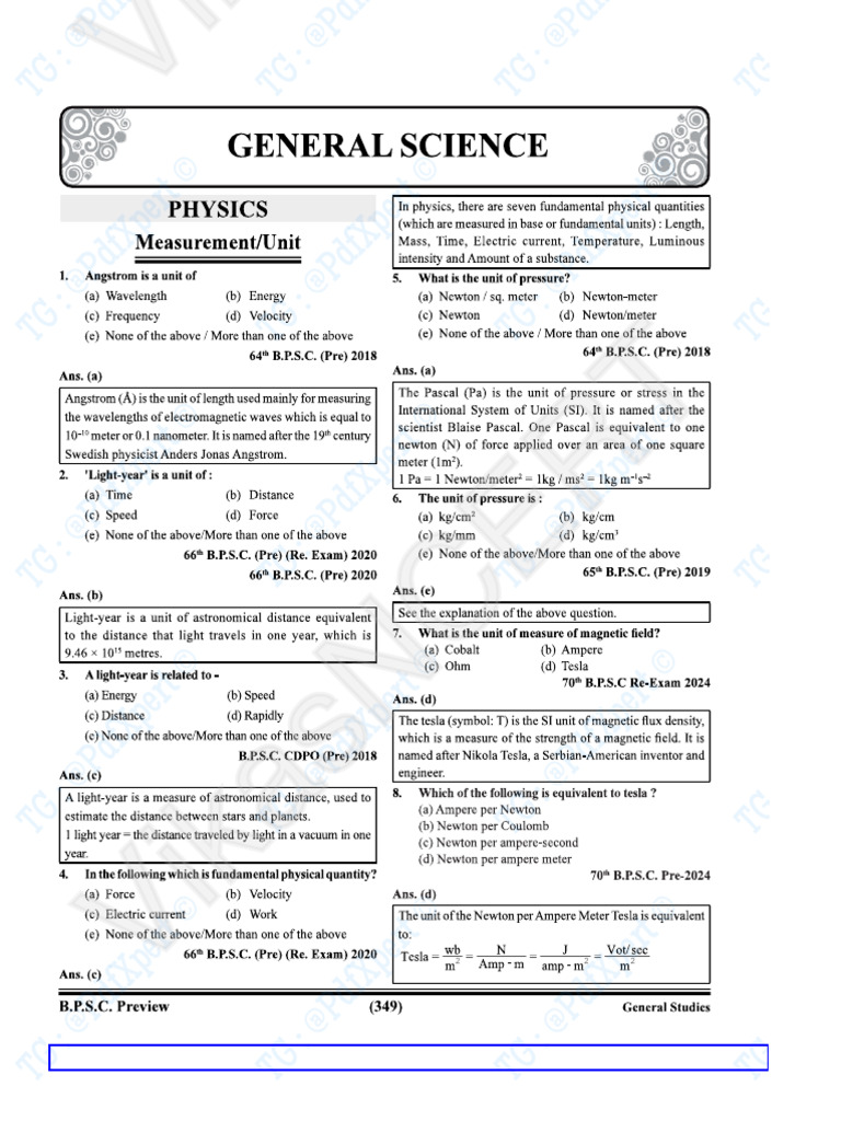 Science B PSC | PDF
