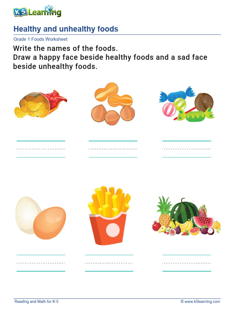 Grade 1 Healthy Eating C | PDF