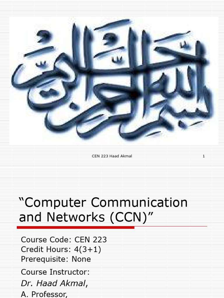 CCN Lecture 2 BRIS 06022026 023016pm | PDF | Analog To Digital ...