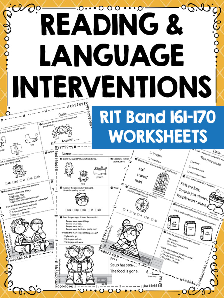5 - NEW - NWEA MAP Prep ELA Reading Practice Worksheets RIT Band 161 ...