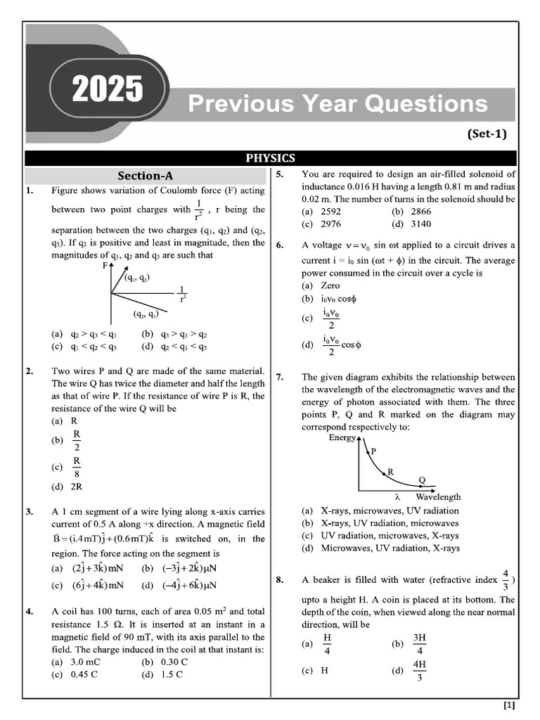 2025 Pyq | PDF