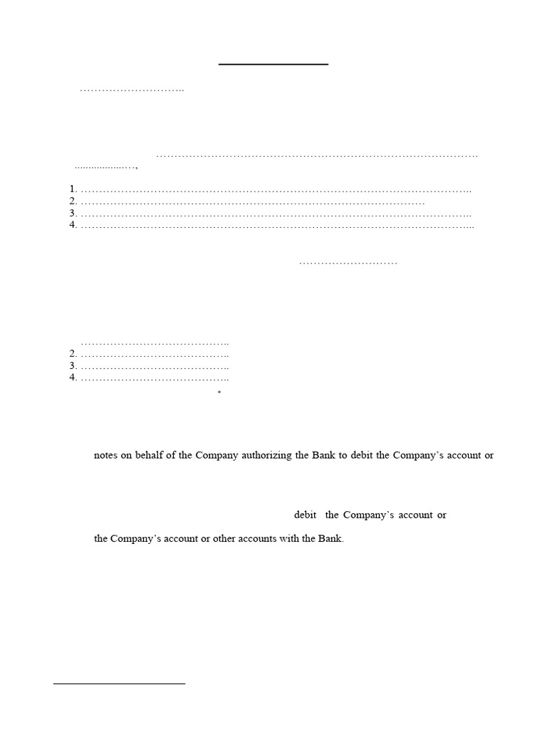 BoardResolutionTemplate 1 | PDF | Banks | Cheque