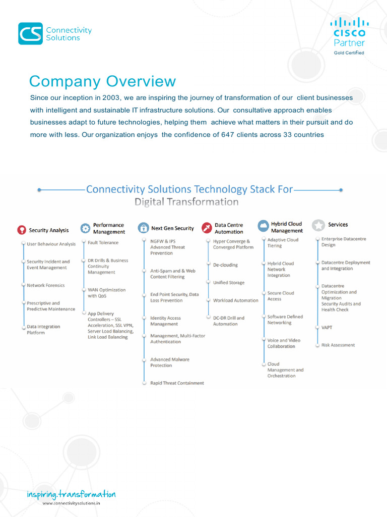 Connectivity Solutions | PDF
