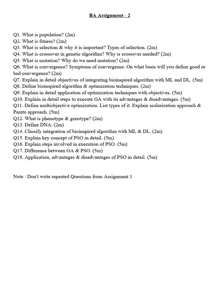 BA Assignment - 2 | PDF