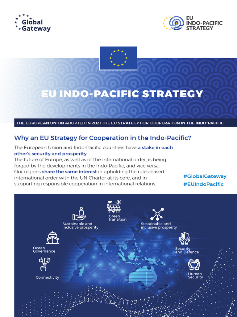 EU Indo Pacific Strategy Illustration | PDF | Emergency Management ...