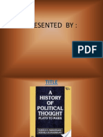 A History of Political Thought