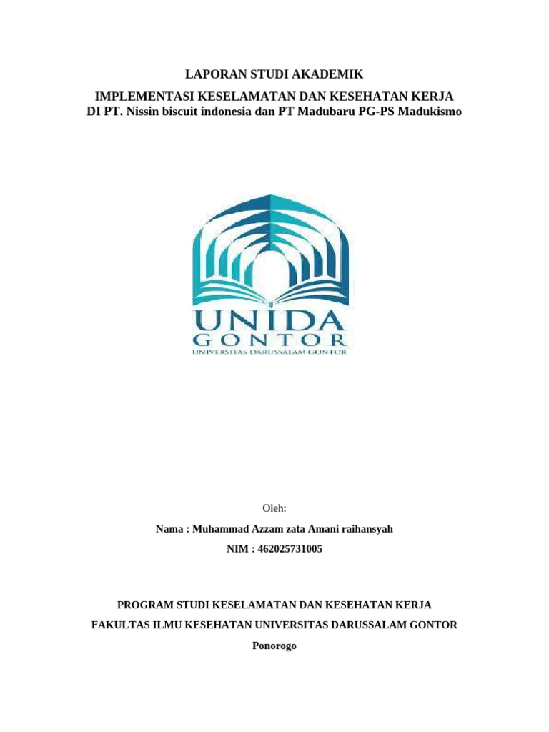 Laporan Studi Akademik | PDF