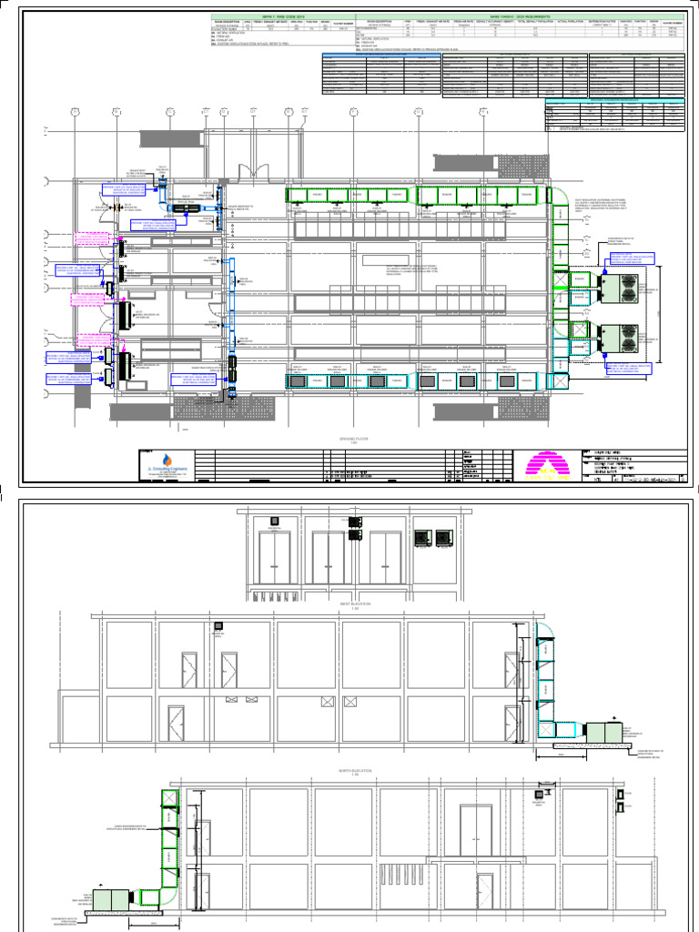 APPENDIX05 Hvac Drawings | PDF | Duct (Flow) | Air Conditioning
