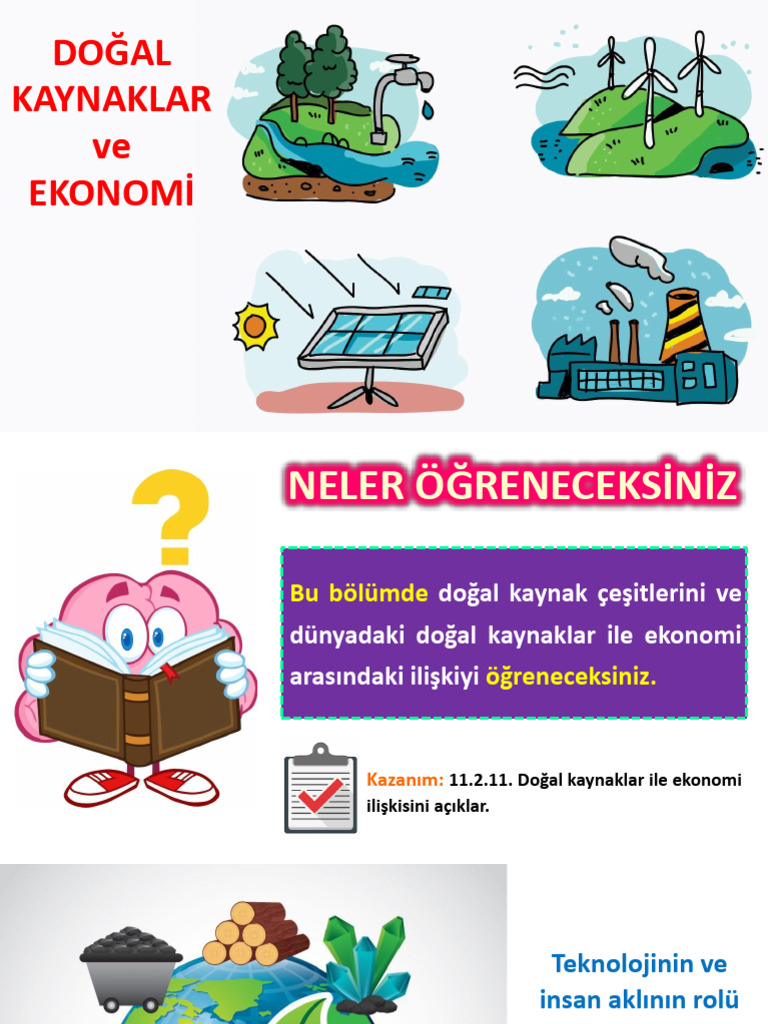 11.2.11. DOĞAL KAYNAKLAR Ve EKONOMİ - 1 | PDF