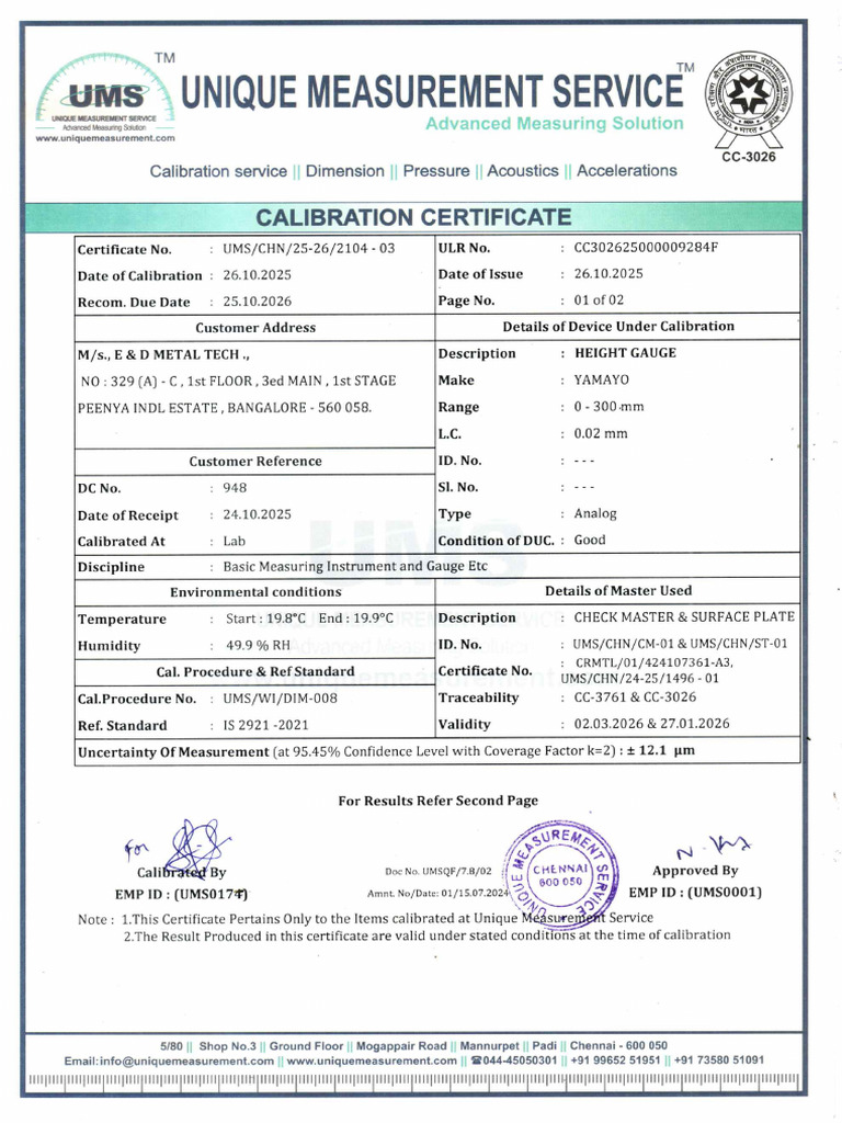 Height Gauge | PDF