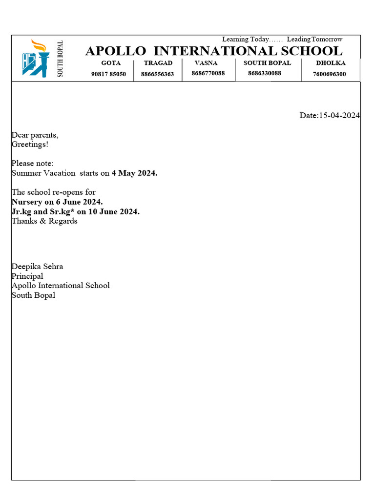Pre Primary 1 | PDF