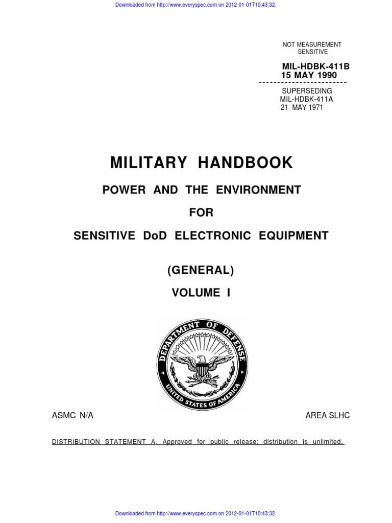 Military Handbook Mil HDBK 411b PDF Heat Transfer Heat