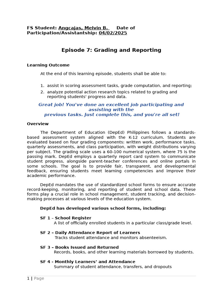 PrEd 154 Episode 7 | PDF | Learning