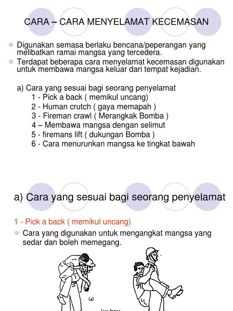 Image result for cara cara menyelamat kecemasan