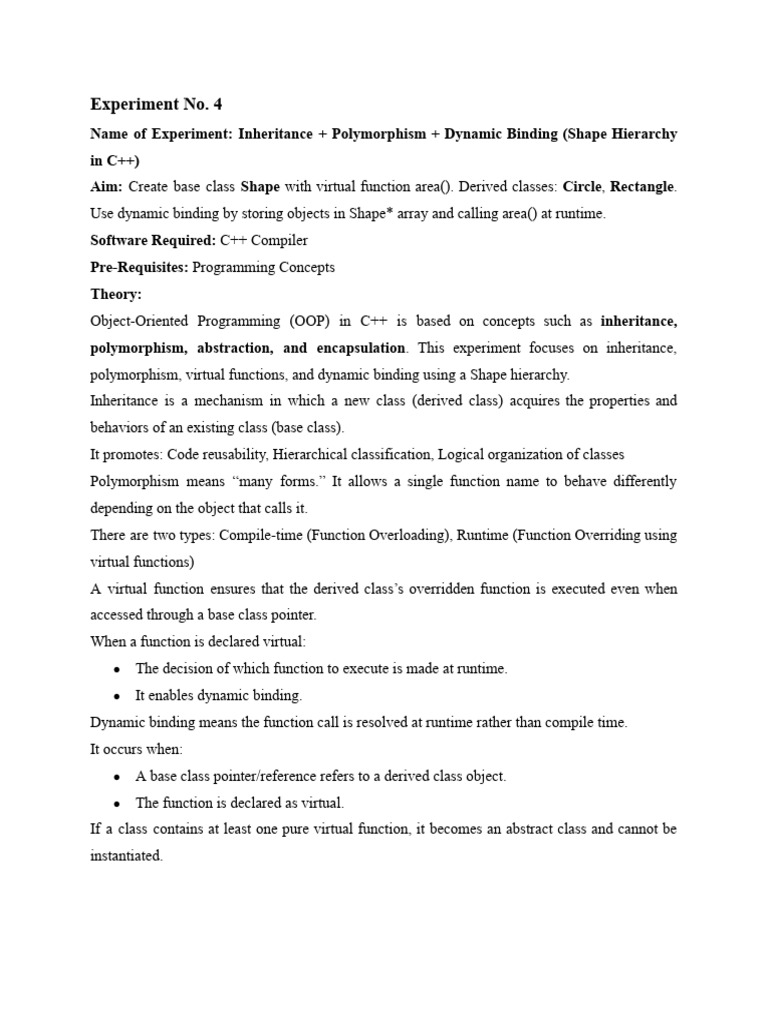 Wa0009. | PDF | Inheritance (Object Oriented Programming) | Object ...