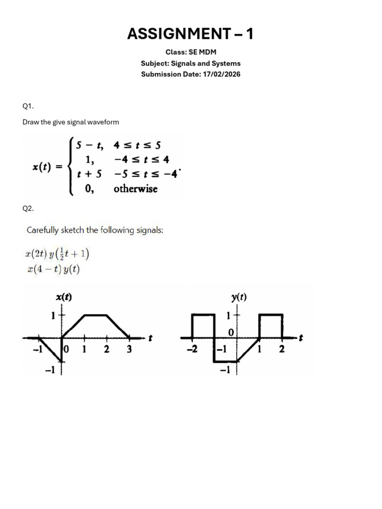 Assignment 1 | PDF
