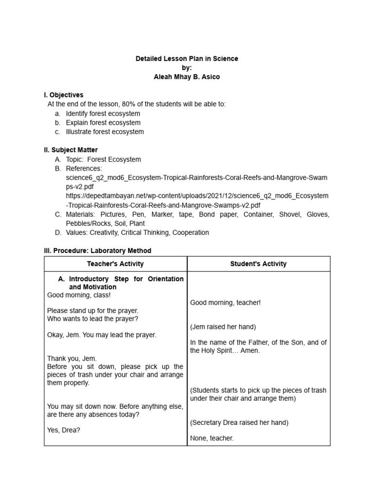 DLP Science Method | PDF