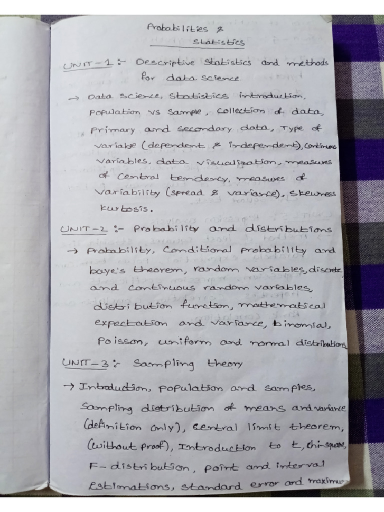 P and S Notes | PDF
