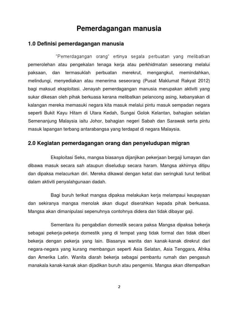 Integriti Rasuah Dan Pemerdagangan Manusia 3 Pdf