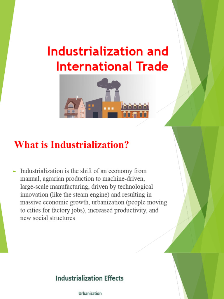 Industrialization and International Trade | PDF | Economic ...