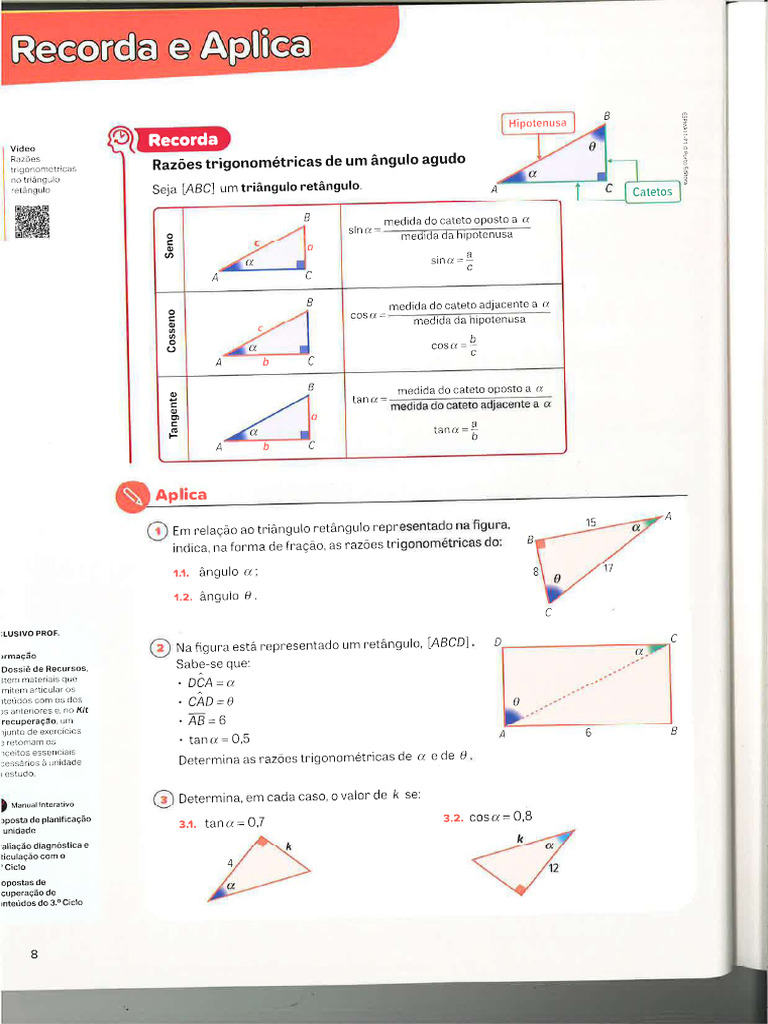 Trigonometria. Unidade 1 | PDF