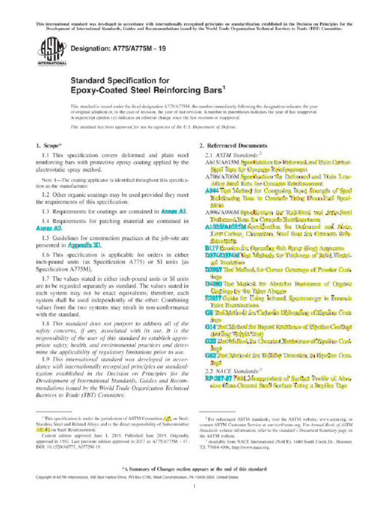 Astm A775 A775m-19 | PDF