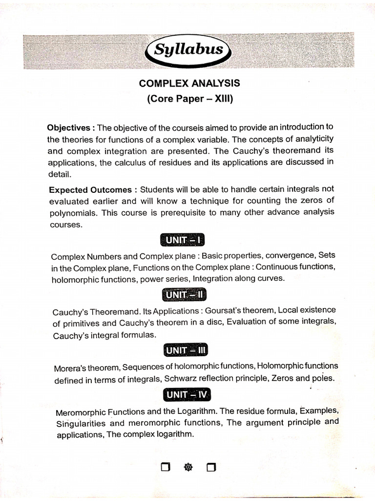 Complex Analysis Book KP | PDF