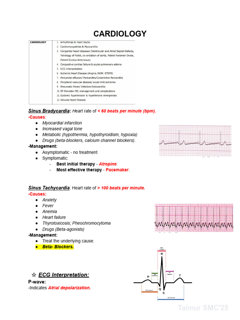 Medicine Paper 1 | PDF | Myocardial Infarction | Heart