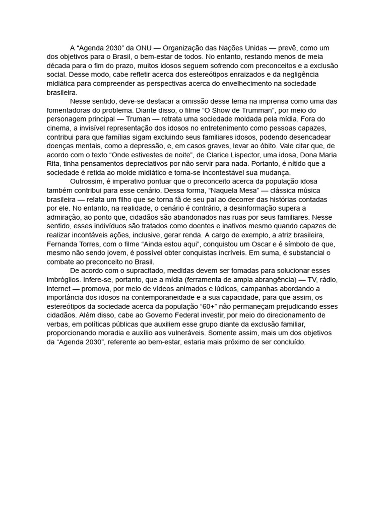 Cópia de Perspectivas Acerca Do Envelhecimento Na Sociedade Brasileira ...