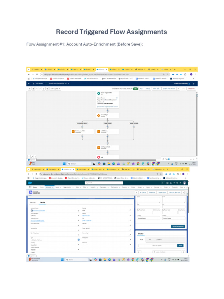 Record Triggered Flow Assignments | PDF