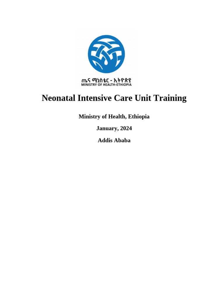 Final NICU Manual 2024 | PDF | Neonatal Intensive Care Unit | Preterm Birth