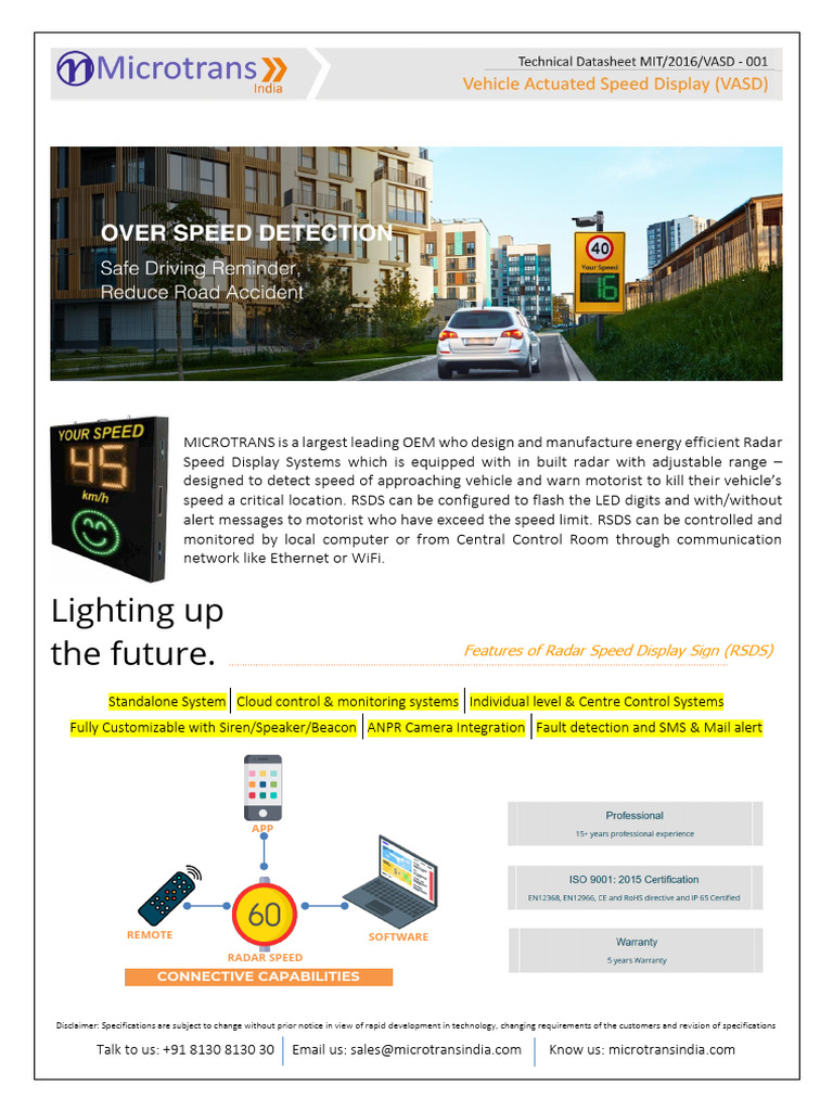 Radar Display Brochure Microtrans | PDF | Radar | Video