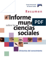 Tendencias de Las Ciencias Sociales