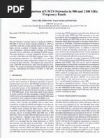 Coverage Comparison of UMTS Networks in 900 and 2100 MHZ Frequency Bands-Wireless Mobile and Multimedia Networks 2008 IET International Conference On