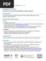 CT1 Psychiatry Person Specification 2025 | PDF | Health Care | Medicine