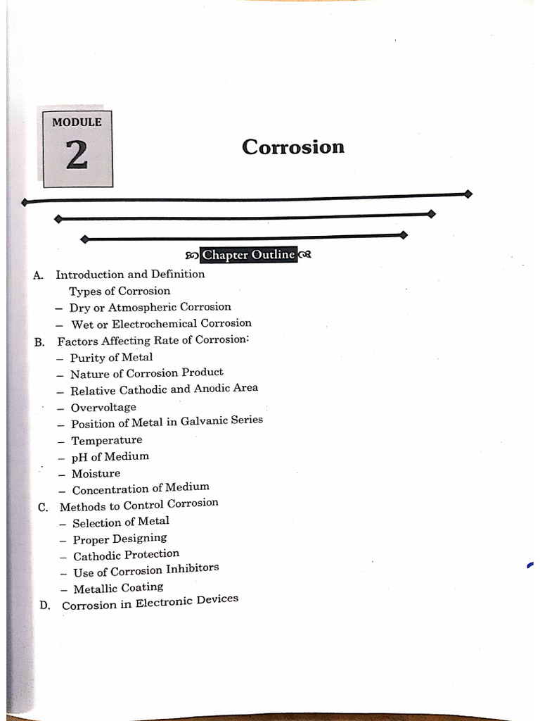 Module 2 Corrosion | PDF
