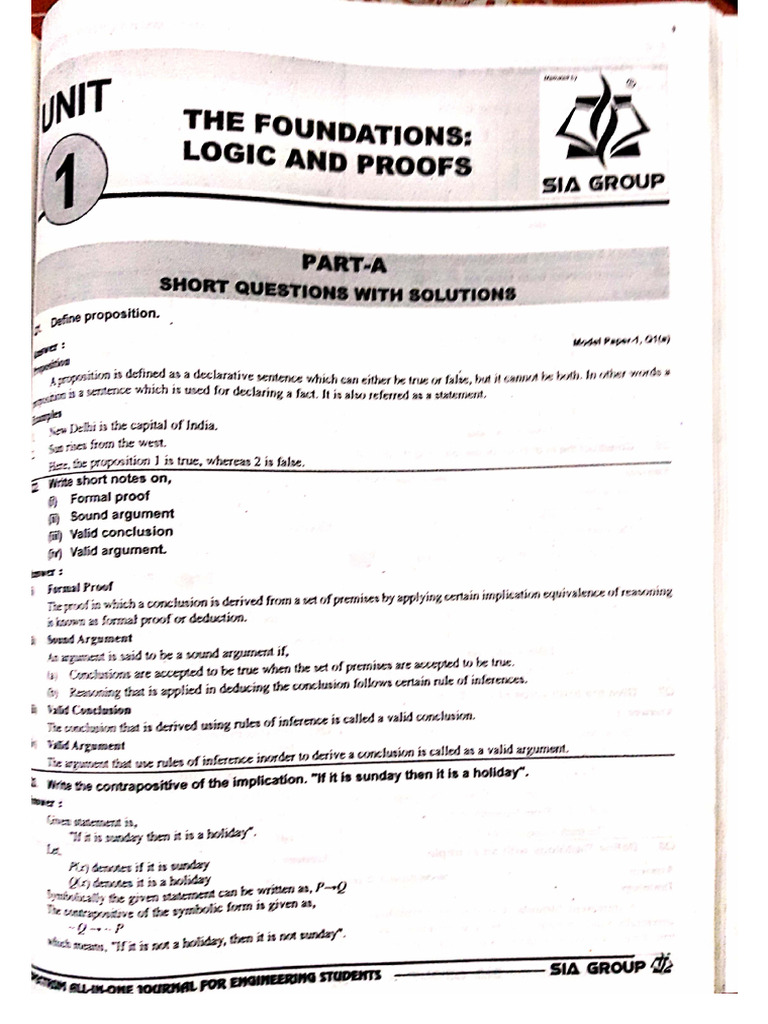 Dmath Unit1 | PDF