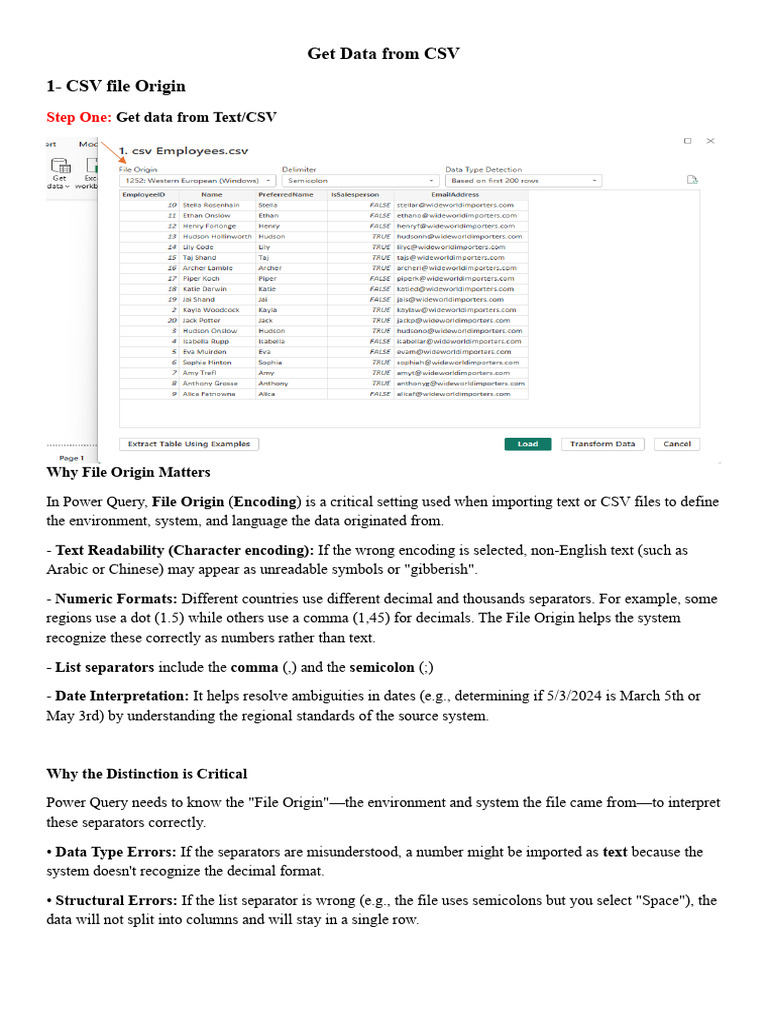 Get Data From CSV & Text | PDF | Comma Separated Values | Character ...