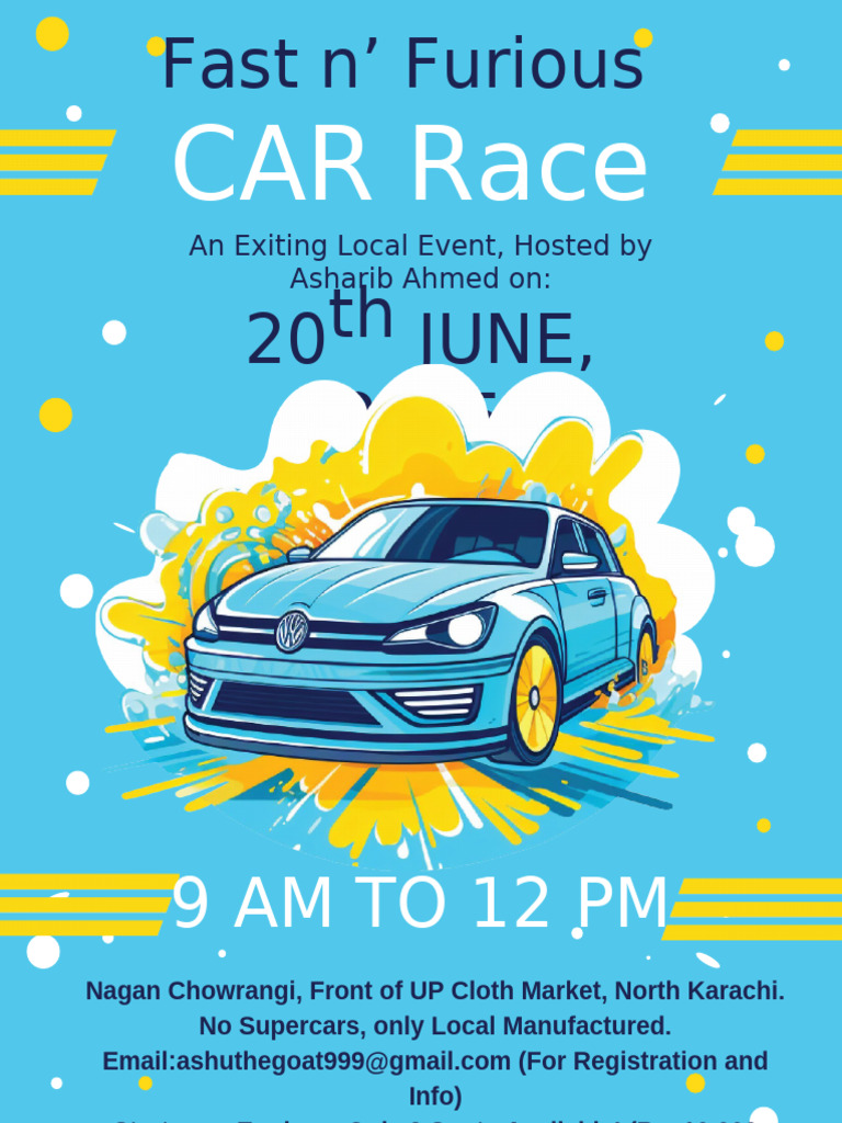 RaceCar Flyer | PDF