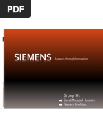 Presentation On Siemens Pakistan