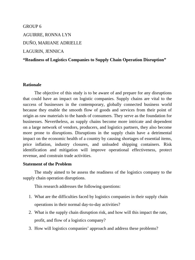 Rationale | PDF