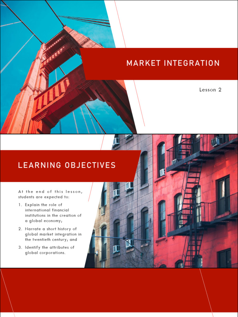 Lesson 2 Market Integration | PDF | Bretton Woods System | World Trade ...