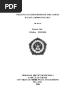 Download Pra Rencana Pabrik Methanol Dari Sampah Kapasitas 15000 Tontahun by Cristiano Hamdiansyah Sempadian SN100137089 doc pdf