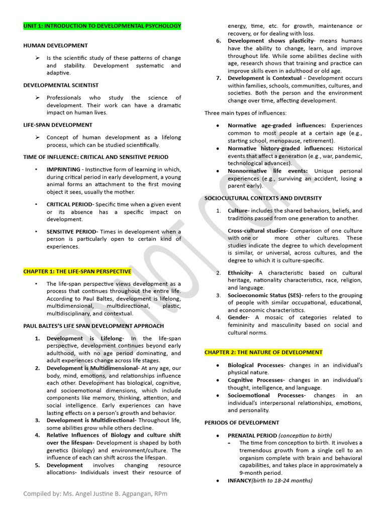 Unit 1 & Unit 2 Notes | PDF | Childbirth | Twin