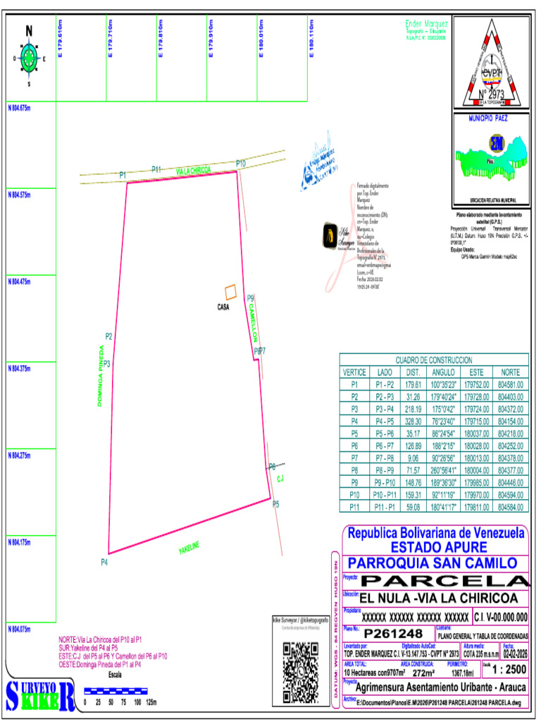 Parcela | PDF | Geofísica | Geografía