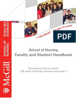 School of Nursing Handbook Jan 2011