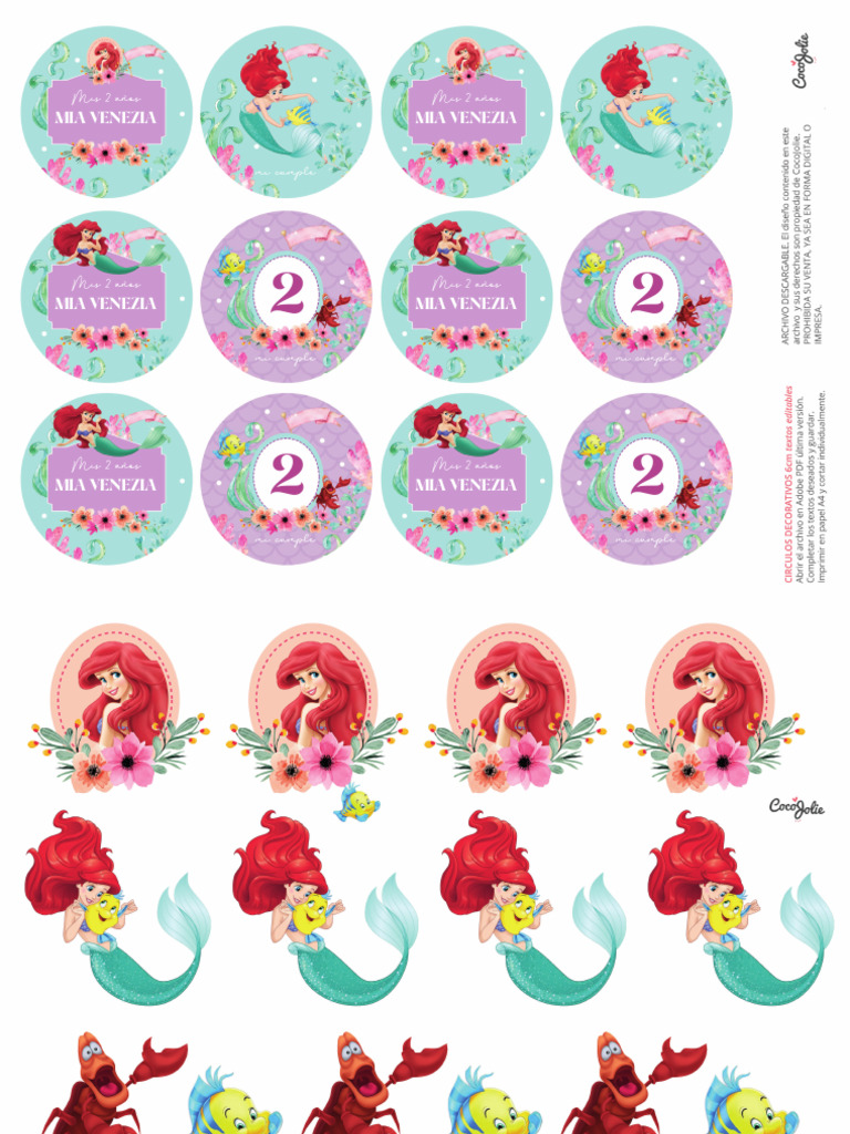 Topper - Circulos Decorativos 6 CM | PDF