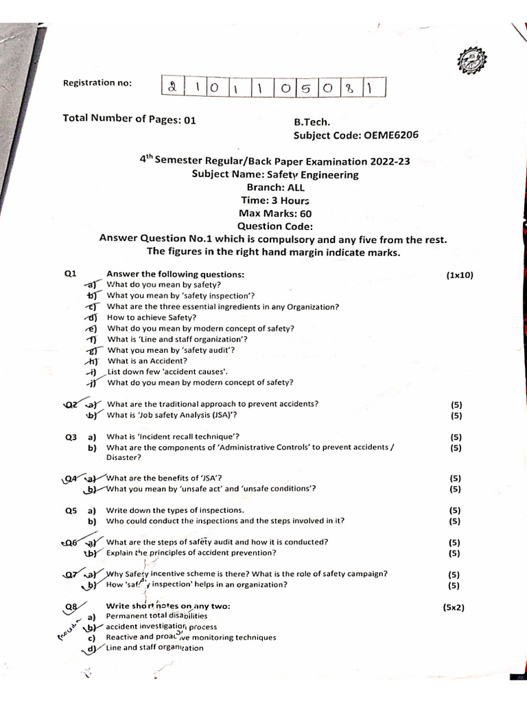 4th Sem (40th Batch) | PDF