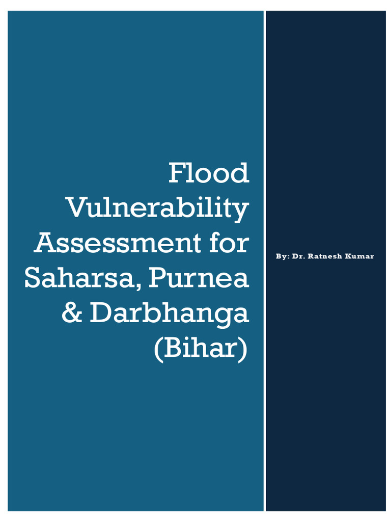 Flood Vulnerability Assessment For Saharsa, Darbhanga, Purnea | PDF ...
